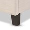 Baxton Studio Lea Modern Beige Mix-Linen Queen Size Storage Platform Bed 125-7019 - alternate 4